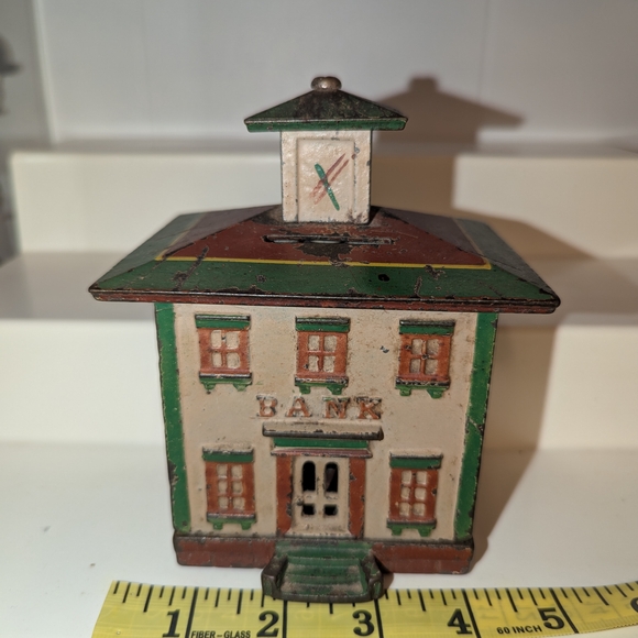 J. & E. Stevens Cupola Cast Iron Still Banks